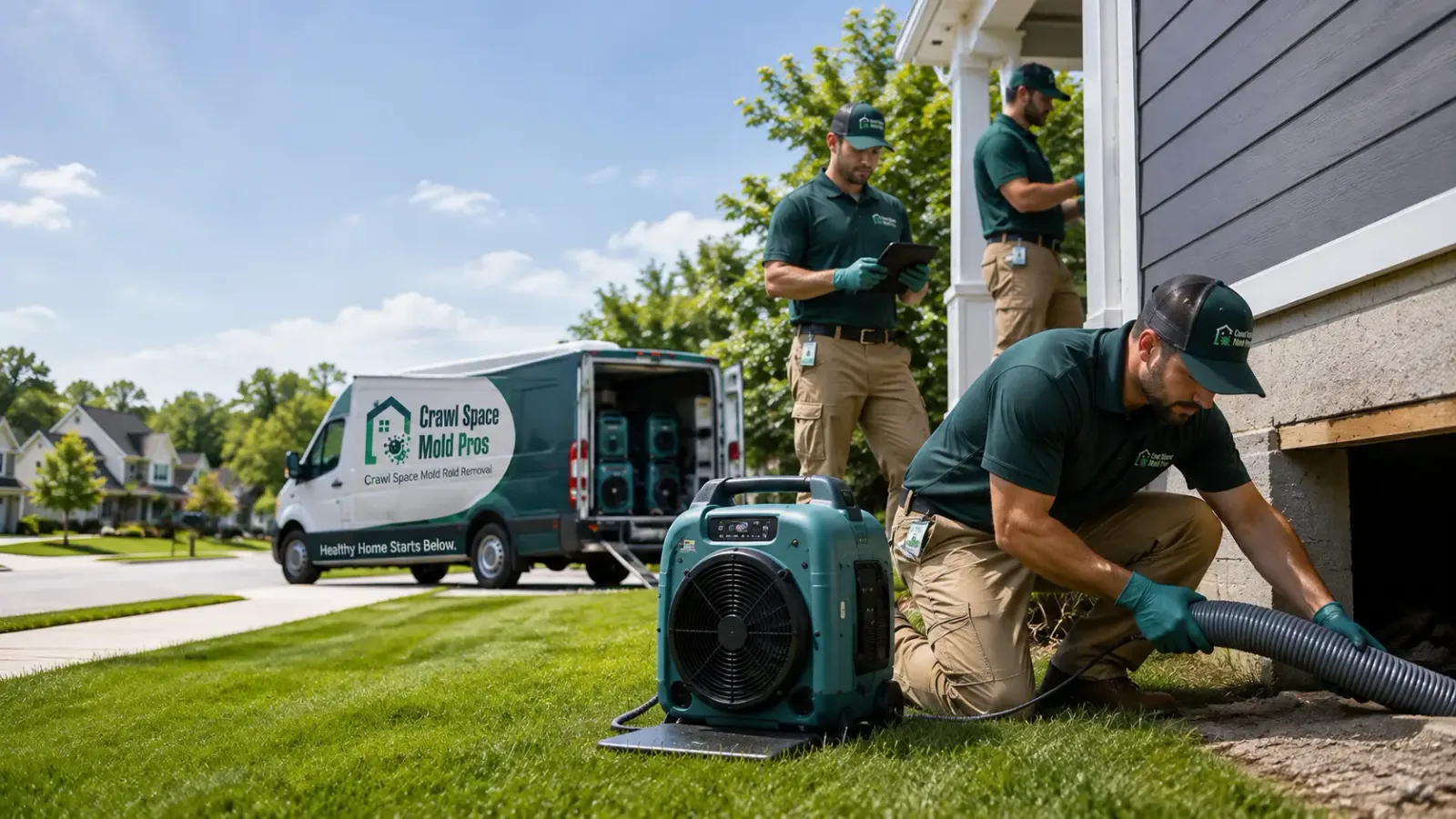 Crawl Space Mold Removal in Monument Beach, MA
